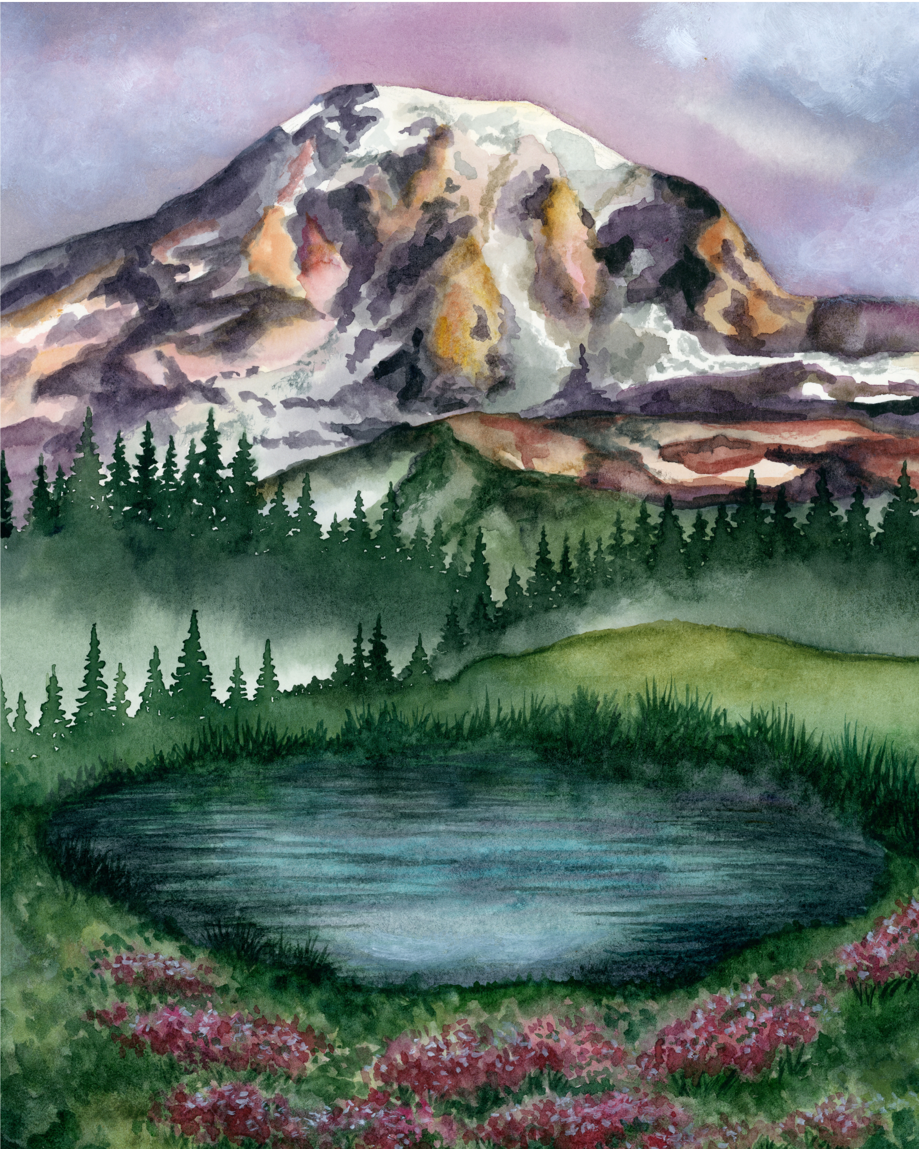 Mount Rainier National Park by Kendra VanDruff – JIGGY Puzzles Mount Rainier National Park by Kendra VanDruff – JIGGY Puzzles