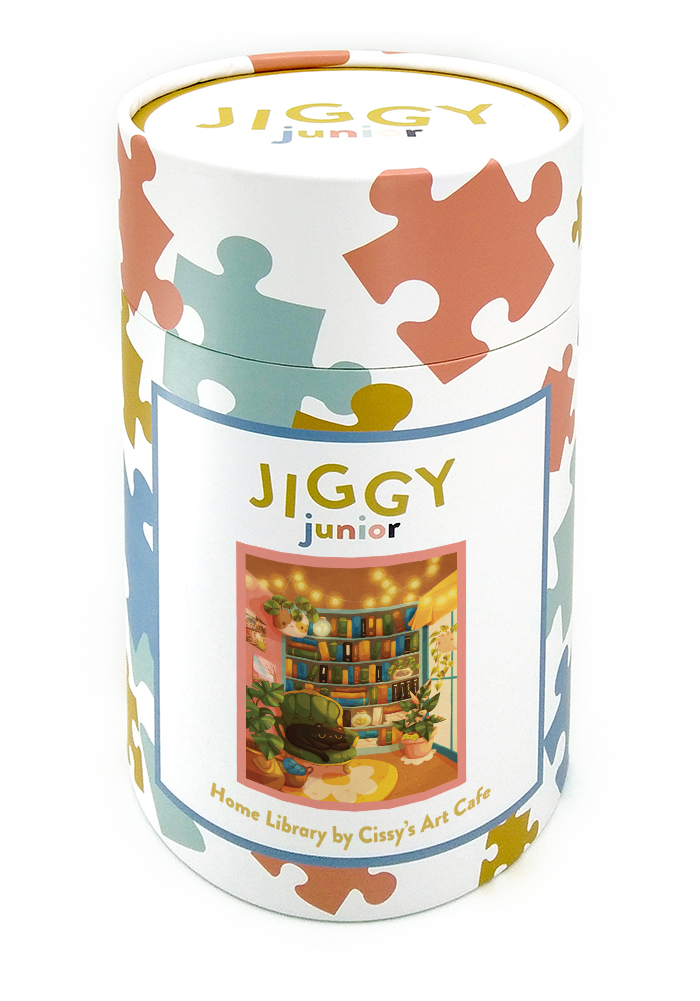 JIGGY Junior, Home Library by Cissy's Art Cafe – JIGGY Puzzles JIGGY Junior, Home Library by Cissy's Art Cafe – JIGGY Puzzles