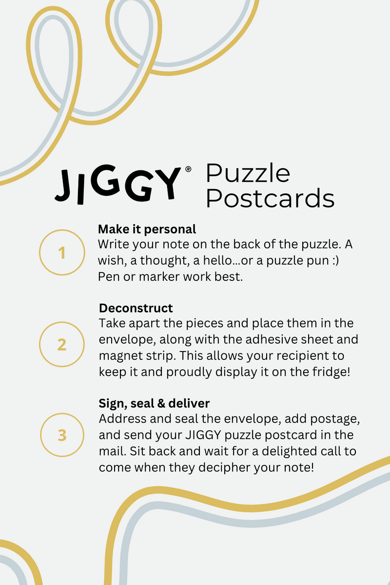 Puzzle Postcard Happy Birthday JIGGY Puzzles