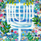 JIGGY Junior, Hanukkah Garden Party by Arielle Zorger Designs