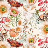 Mushrooms and Moths by Caverly Smith