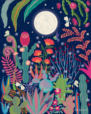 Night Garden by Darlene Seale