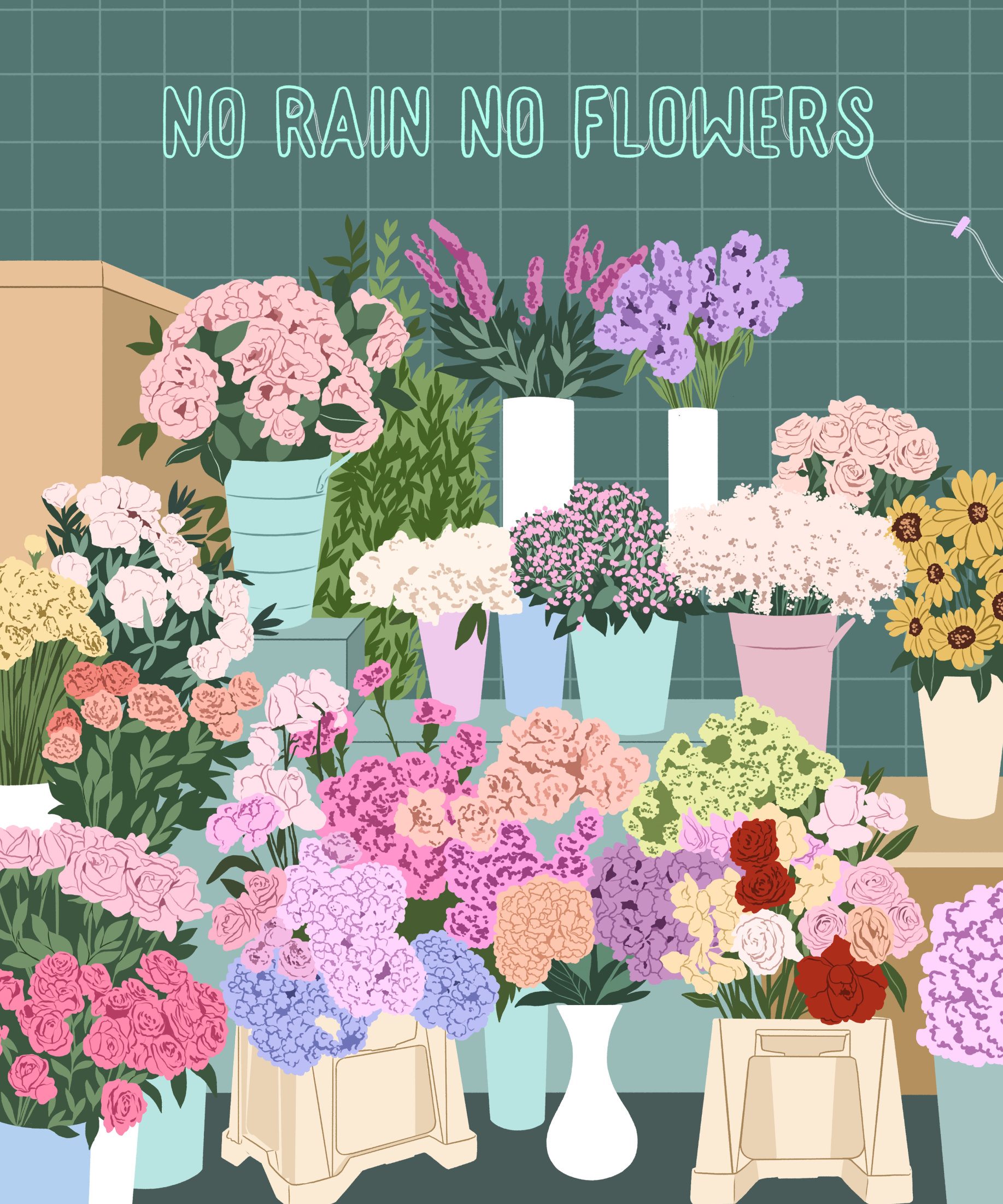No Rain No Flowers, Ana Hard – JIGGY Puzzles No Rain No Flowers, Ana Hard – JIGGY Puzzles