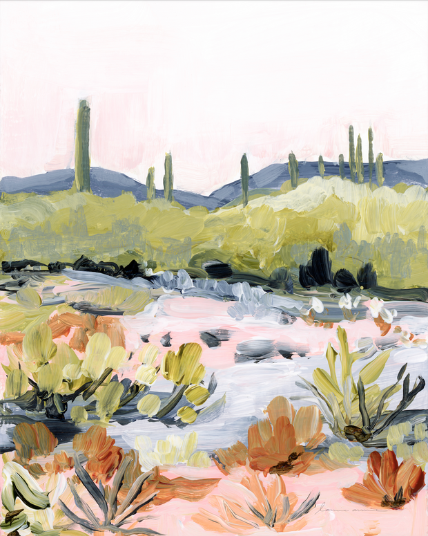 Bright Desert by Laurie Anne Art