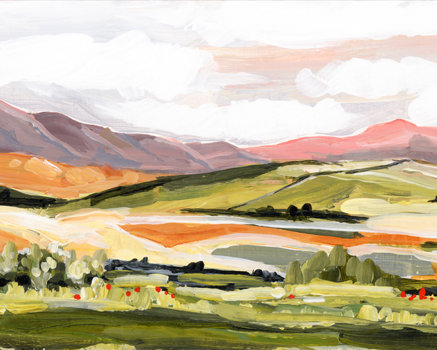 California Hills by Laurie Anne Art