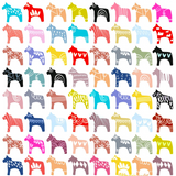 Dala Horse Party by Abby Houston