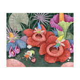 JIGGY Junior, Tiny Wanderers, Giant Blooms Tree by Serineh Eliasian