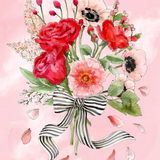 Valentine Bouquet by Caverly Smith