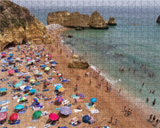 Portugal Beach Front by Hallie Geller