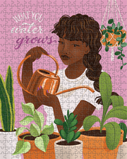 What You Water Grows by Alissandra Seelaus