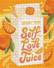 Drink Your Self Love Juice by Jess Miller Draws