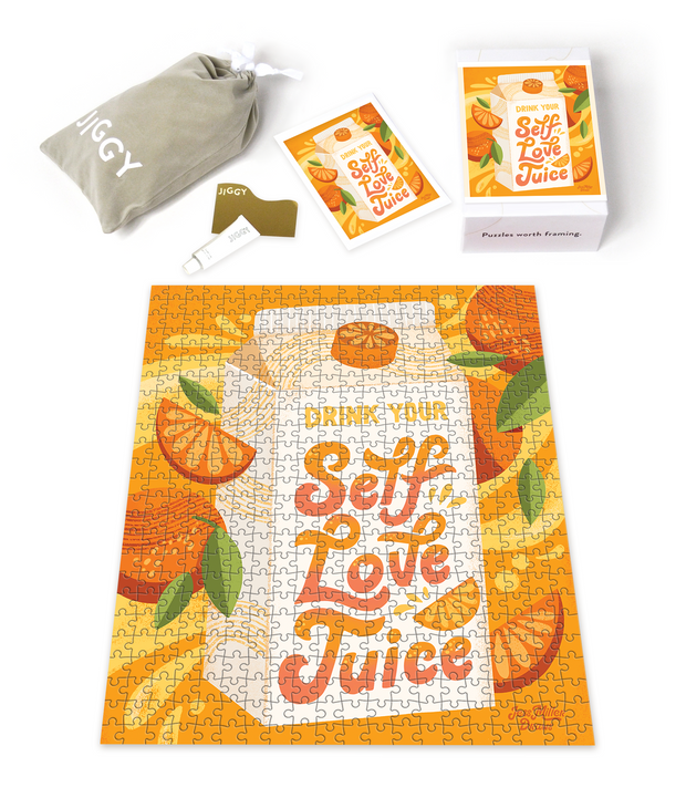 Drink Your Self Love Juice by Jess Miller Draws