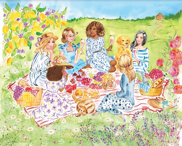 Picnic with Besties by Elena Fay