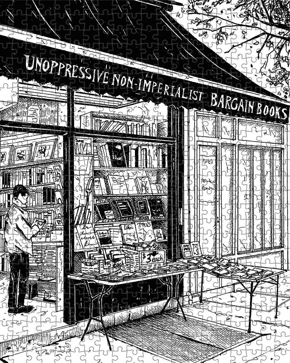 New York Bookstore By Rana Amer JIGGY Puzzles new-york-bookstore-by-rana-amer-jiggy-puzzles