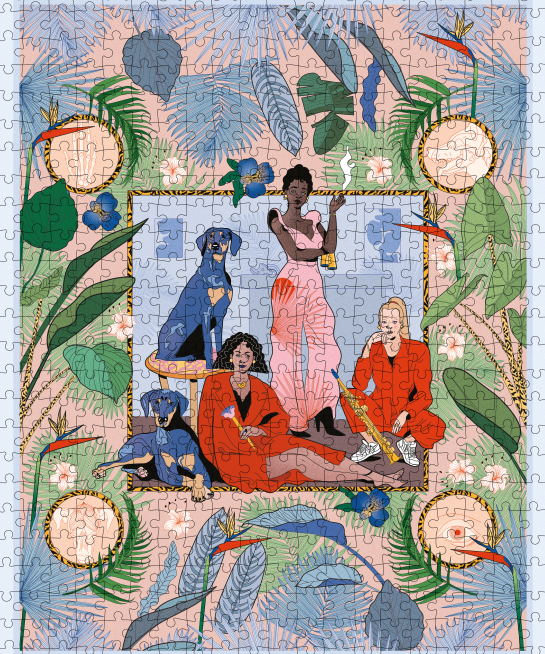 Completed Artsper puzzle