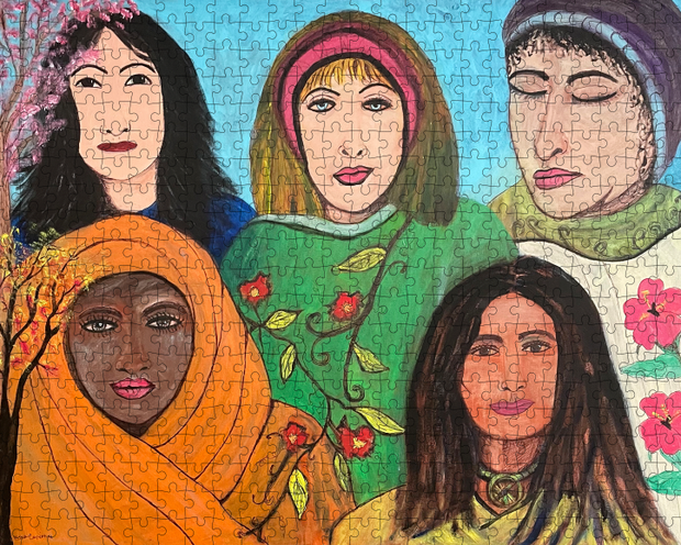 Sisters United, Maria Carrion completed puzzle