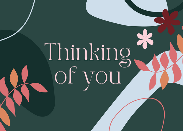 Puzzle Postcard - Thinking of You